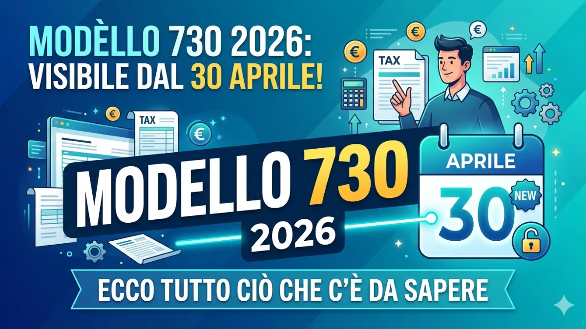 Modello 730 2026: Visibile dal 30 aprile! Ecco tutto ciò che c'è da sapere